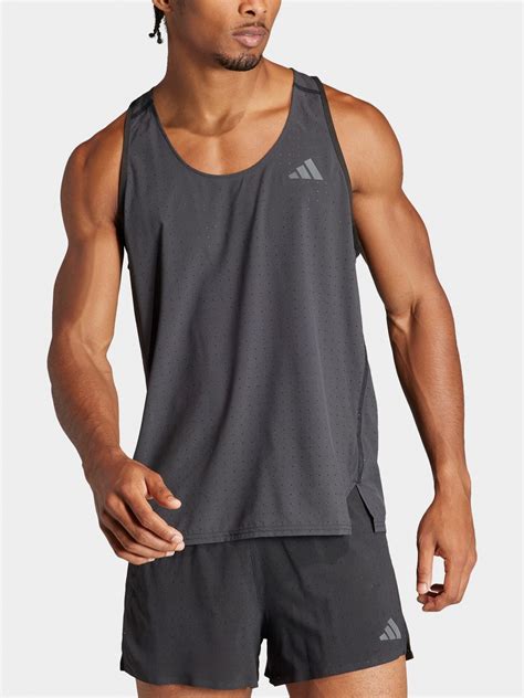 adidas gewichthef singlet|adidas Men's Adizero Running Singlet .